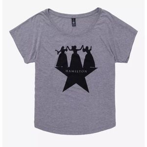 Hamilton Musical Dancing Ladies Womens T-Shit Sz Med Broadway Schuyler Sisters